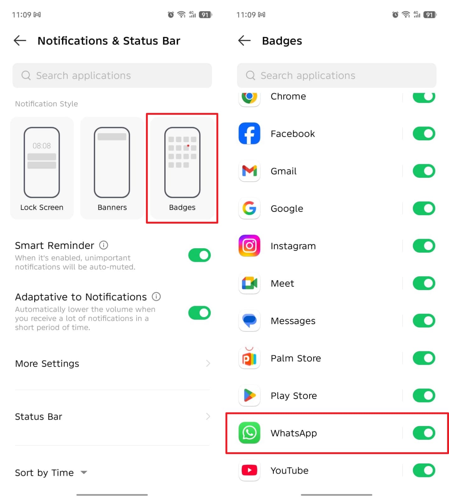not getting whatsapp notification