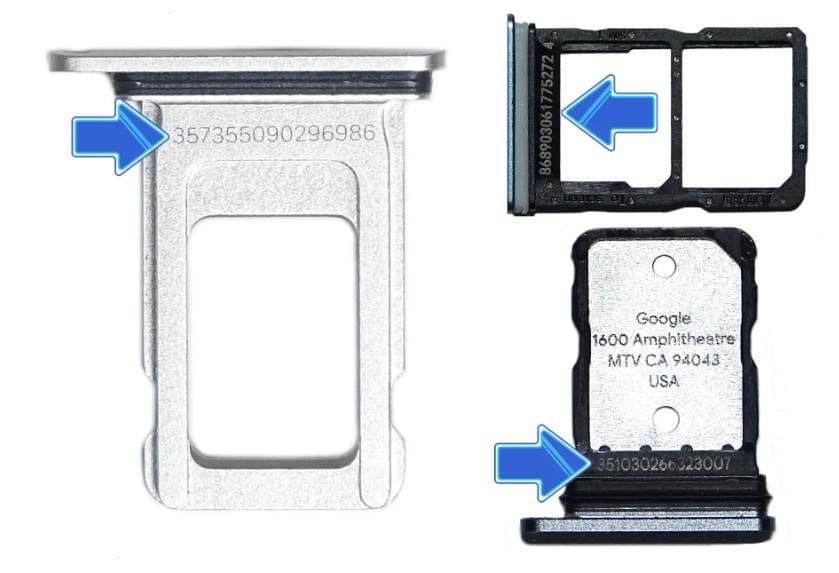 check the sim try or battery