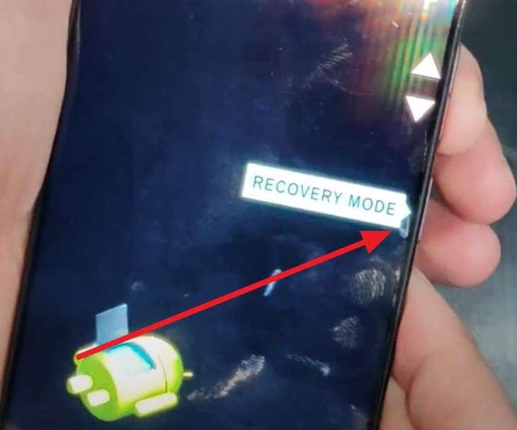 pick the recovery mode from menu