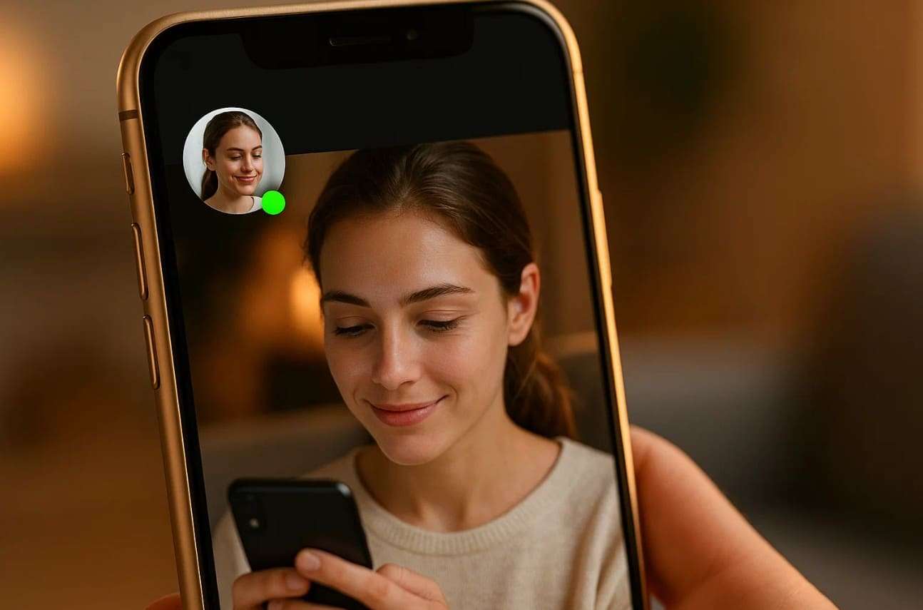 instagram green dot chatting