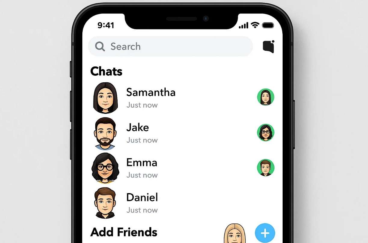 define green dot on snapchat