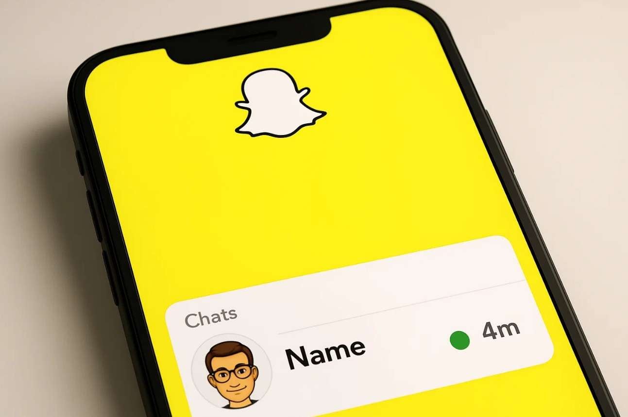 snapchat green dot timestamp