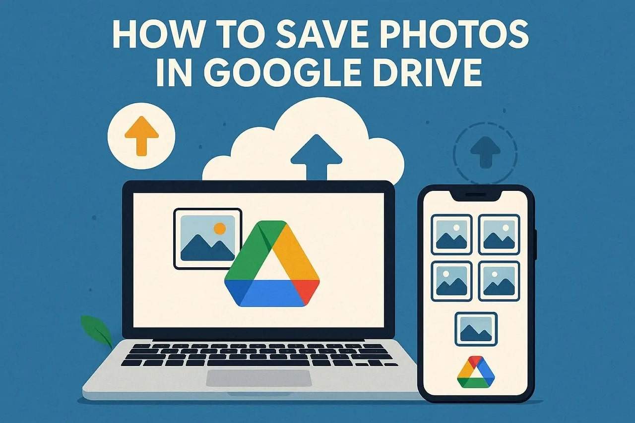 how to save photos in google drive