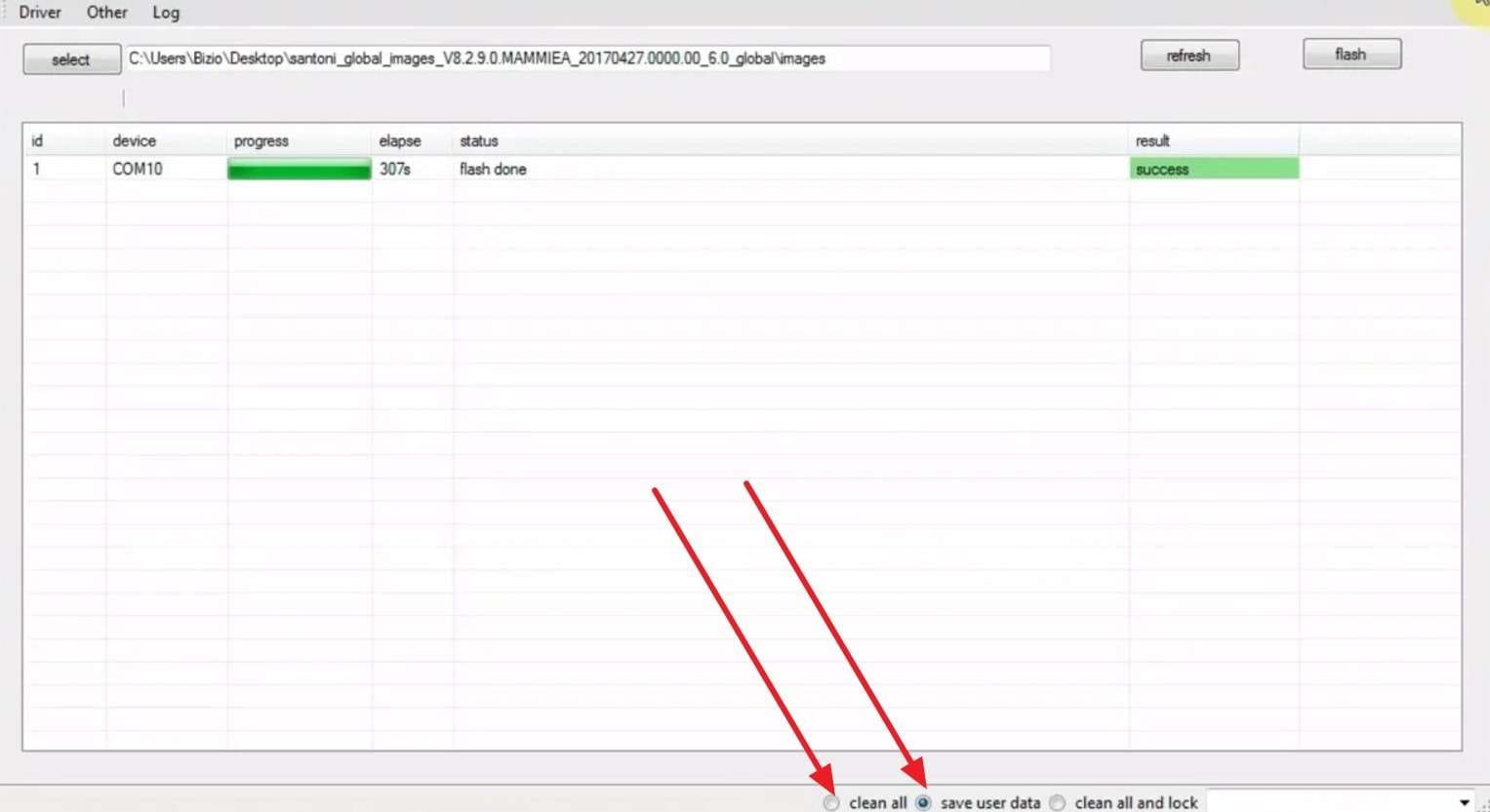 access the success prompt