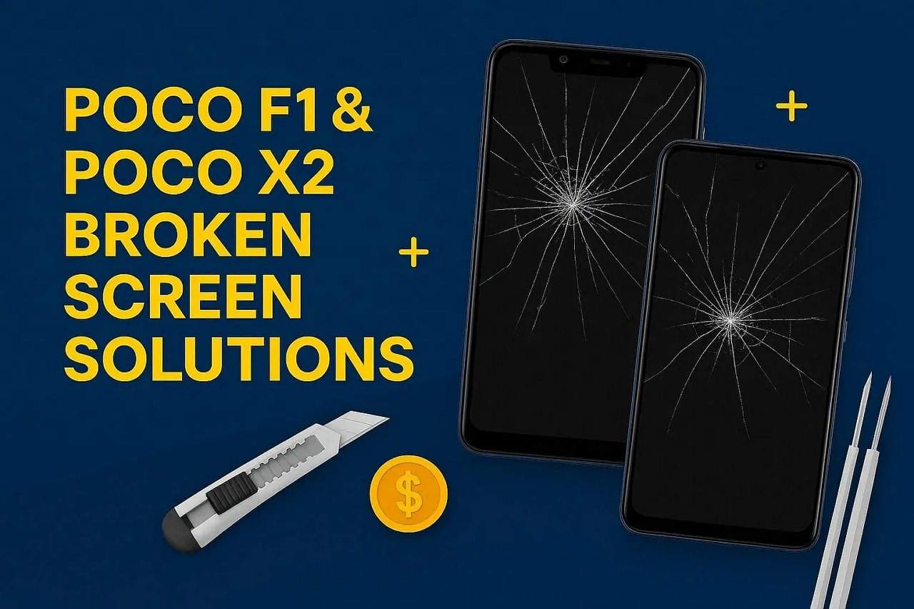 poco f1 glass broken guide