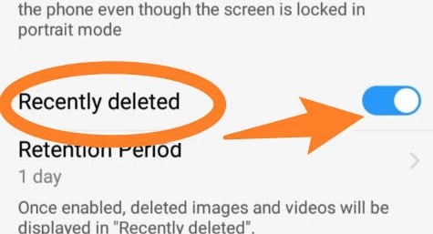 Paramètres récemment supprimés de Vivo