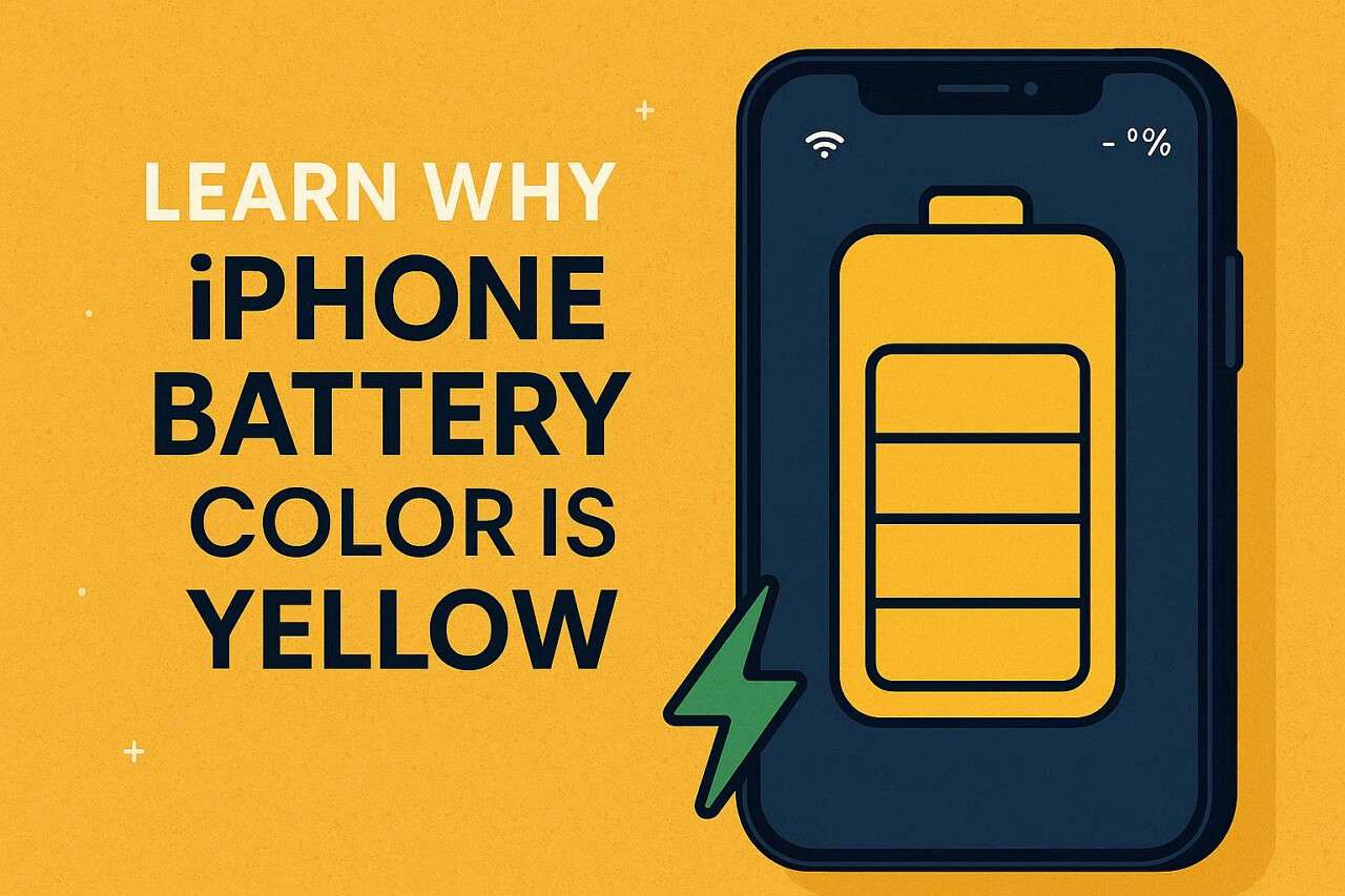iphone battery yellow color fix guide