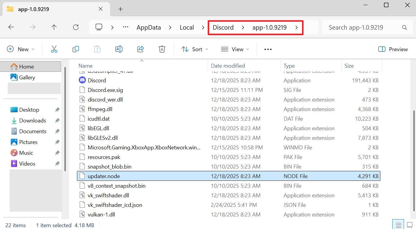 locate and rename the folder