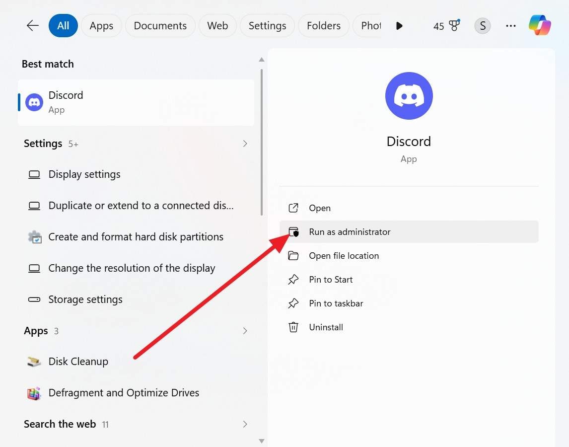 run discord as administrator