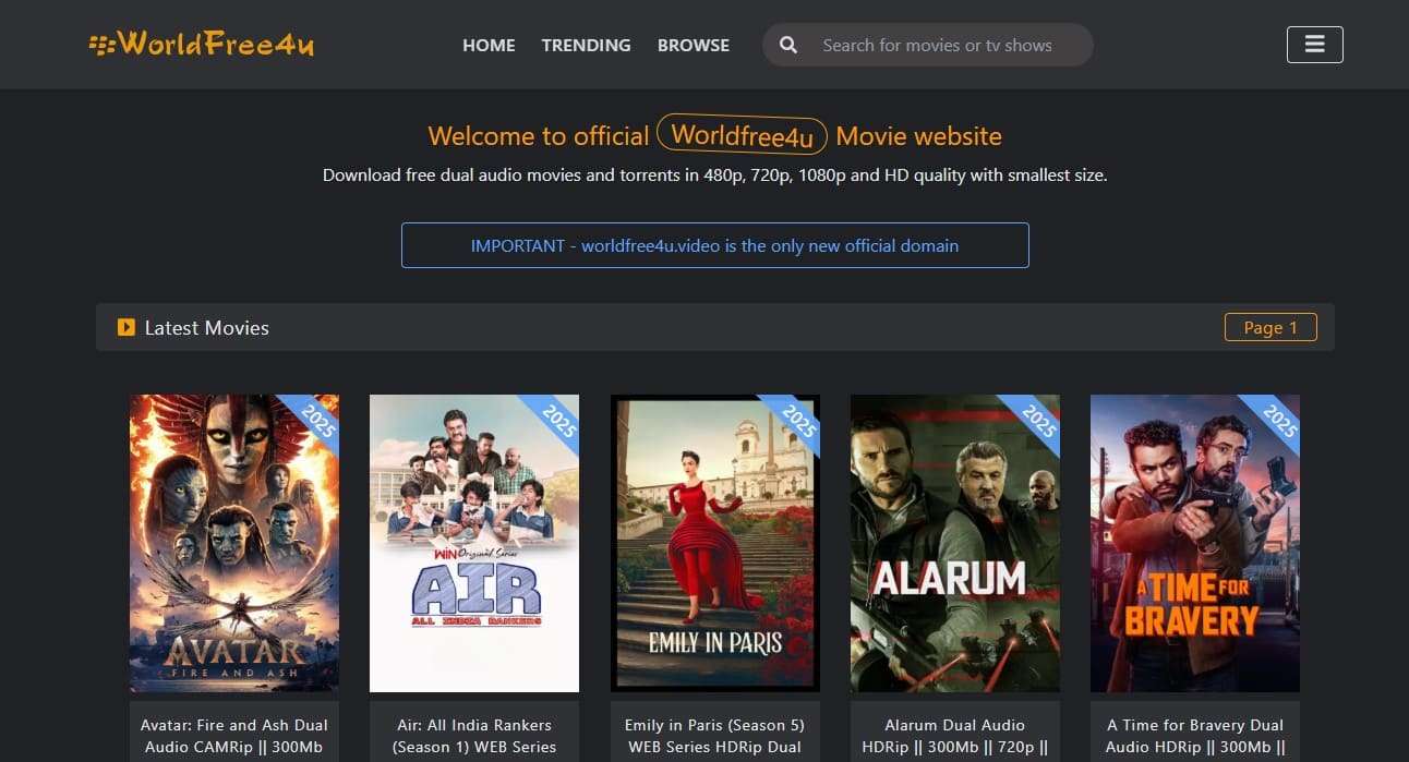 worldfree4u hindilinks4u substitute