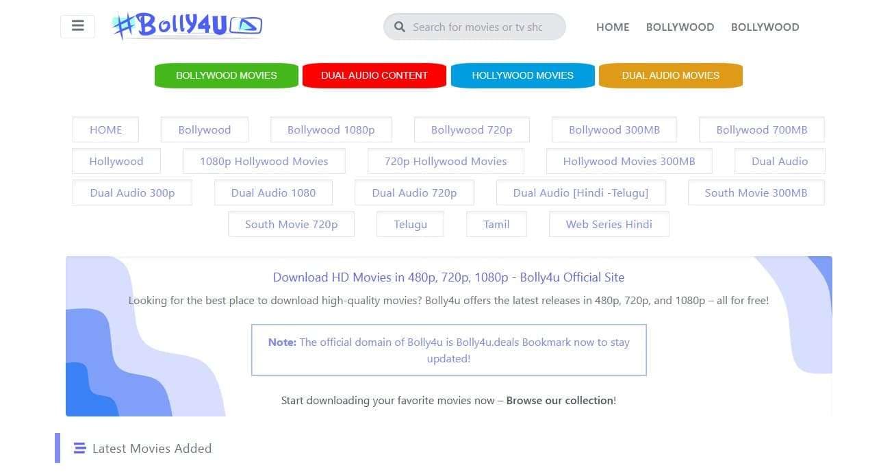 bolly4u hindilinks4u substitute