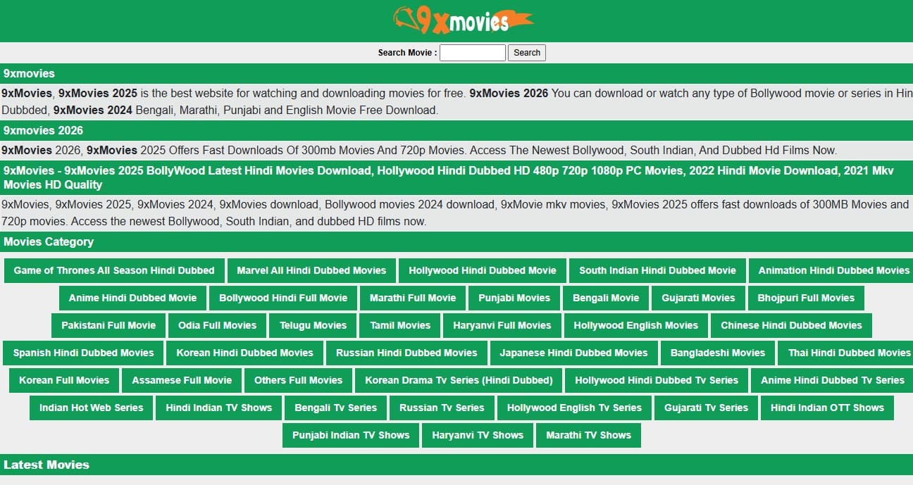 9xmovies hindilinks4u substitute