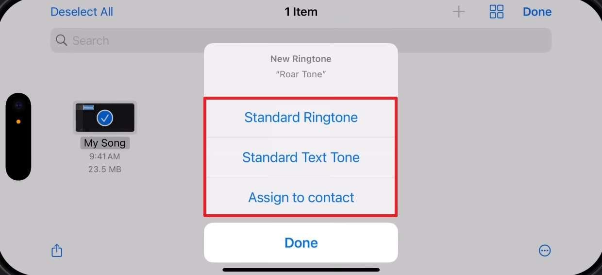 set custom ringtone on iphone
