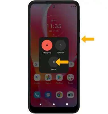 tap restart for soft reboot