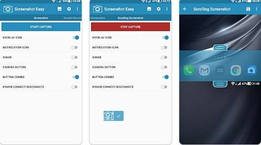 Screenshot Easy interface