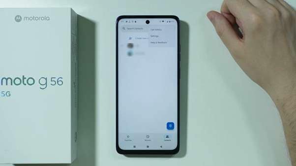open phone dialer menu