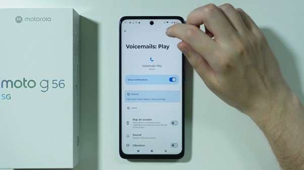 change voicemail notification settings