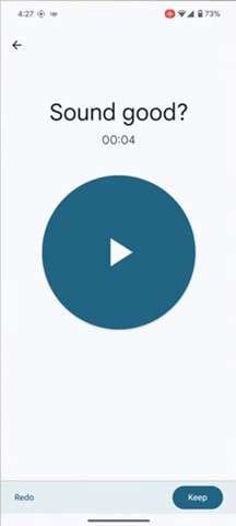 save your voicemail greeting