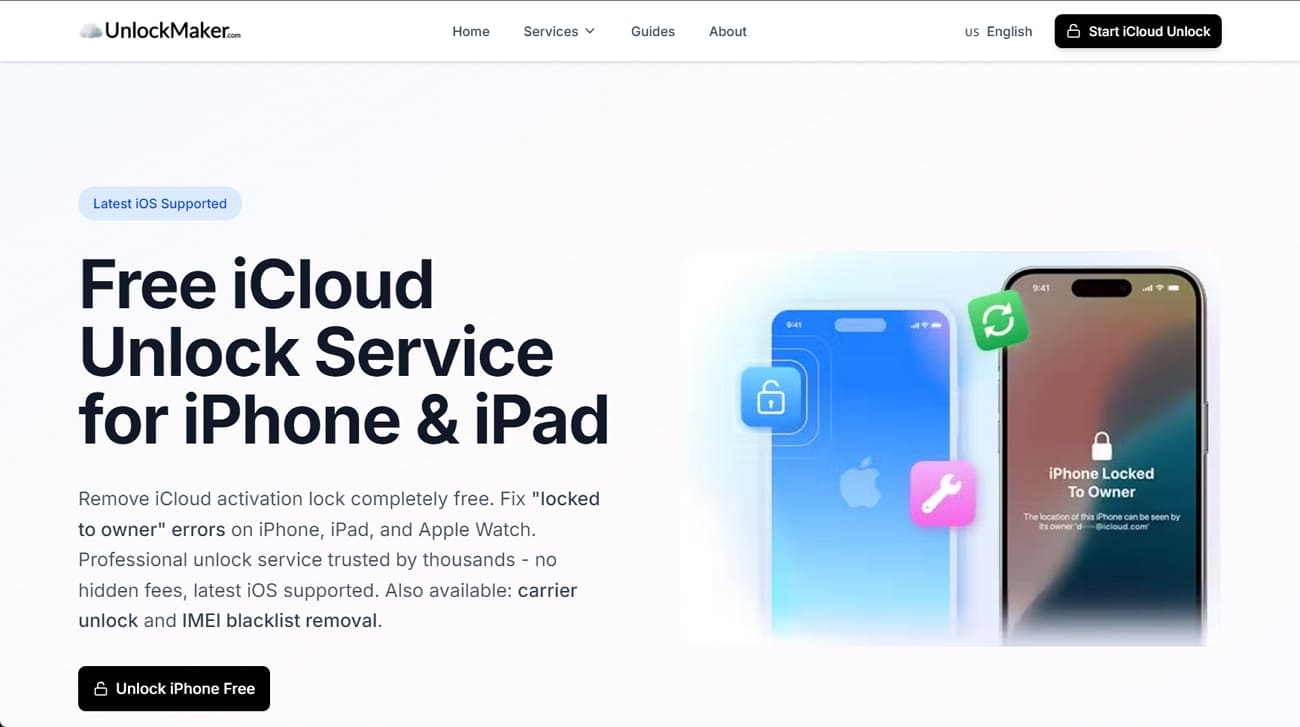 unlockmaker icloud unlock service