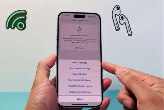 restarting iphone to clear messages