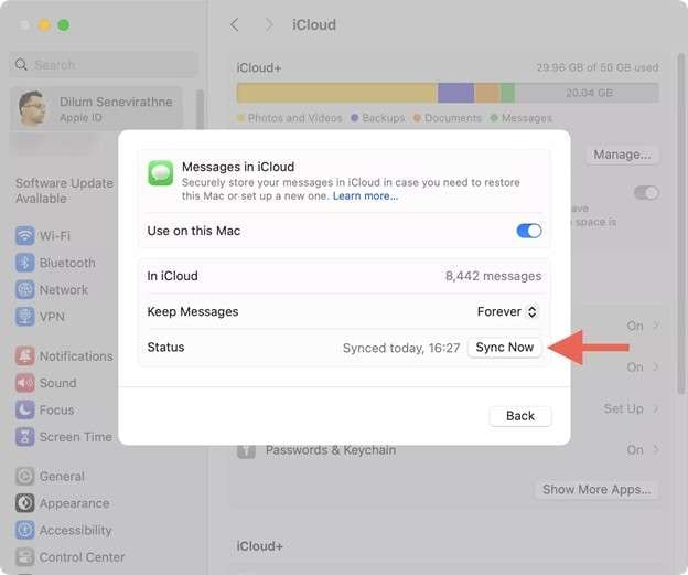 icorrect date and time synchronisation