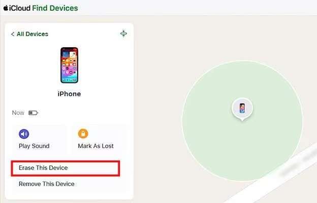 asking previous owner to remove the device
