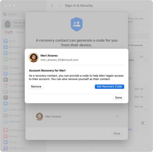 regaining the access from apple support