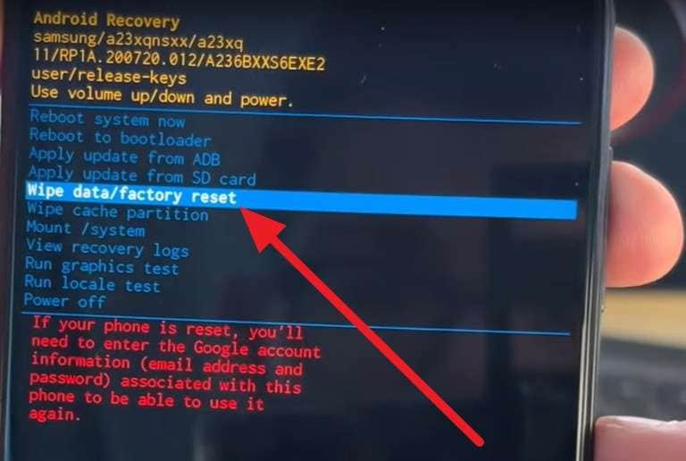 pick and confirm wipe data