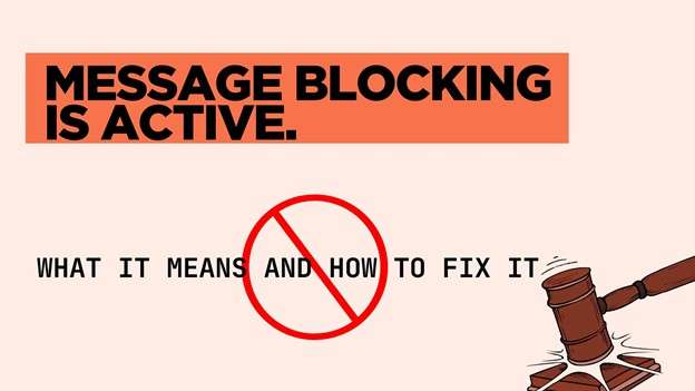 message blocking intro image