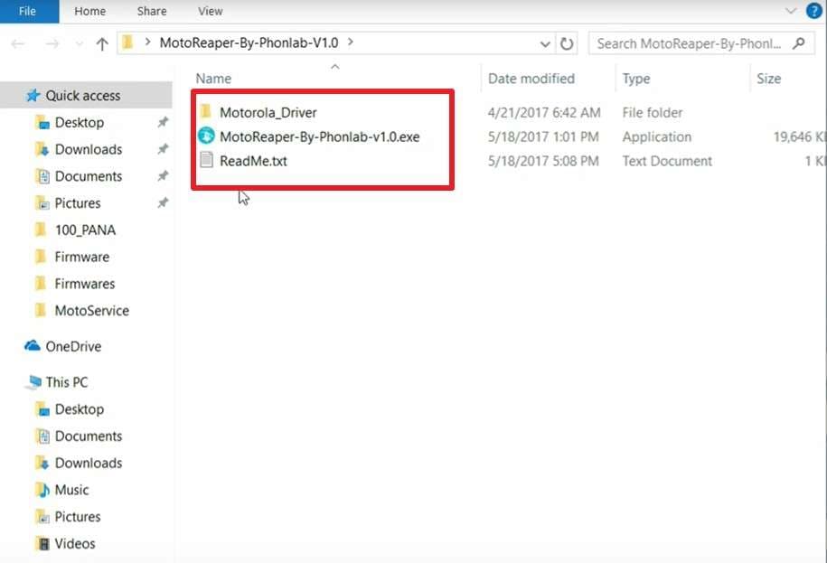 unzip and extract file