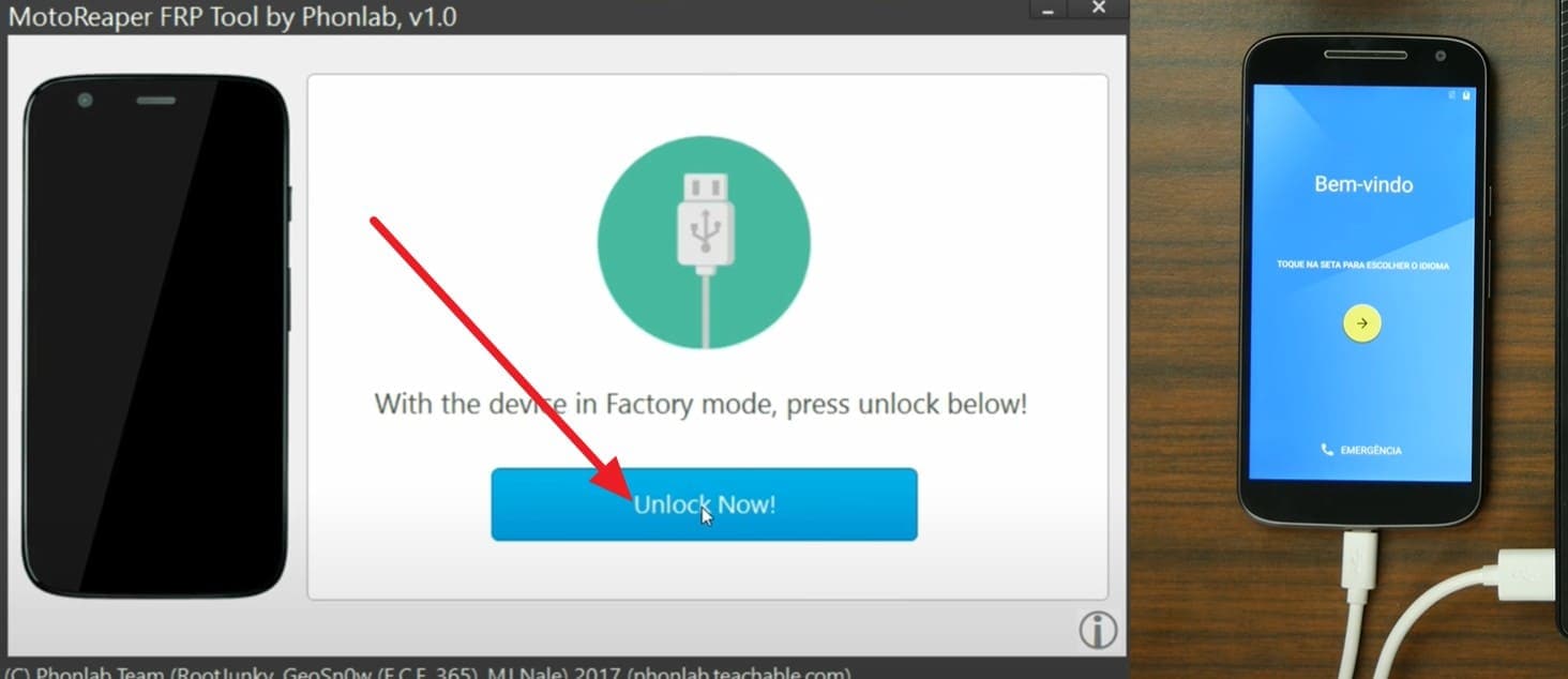 pick the unlock button now