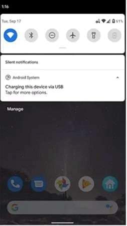 select file transfer from the options