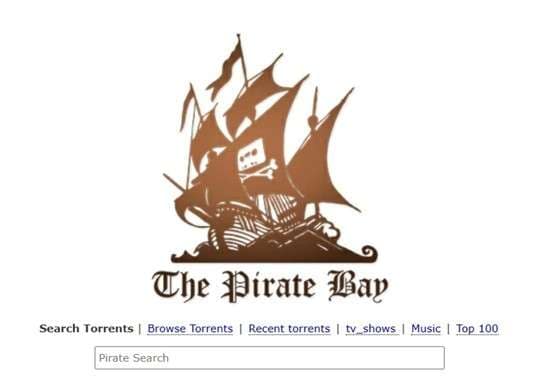 pirate bay torrenting site