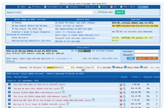 best torrenting sites for tv series eztz