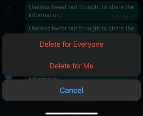 whatsapp delete for everyone