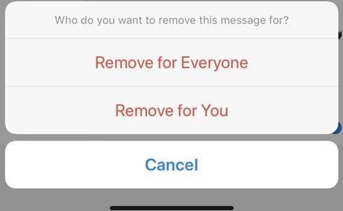messenger delete for everyone