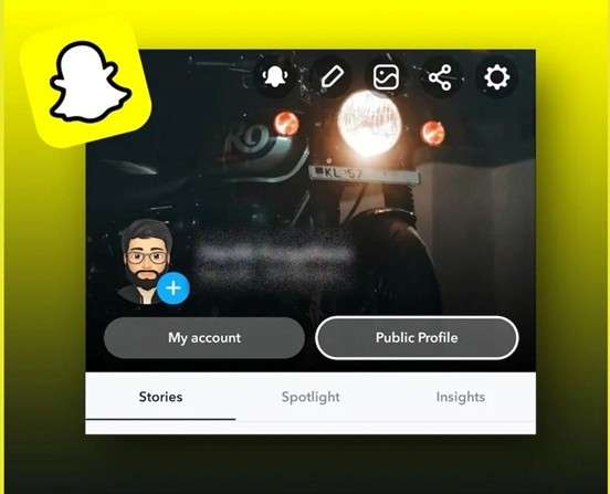snapchat profile interface