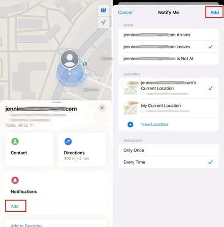 save location on phone
