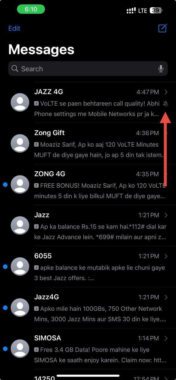 how to find secret messages on iphone