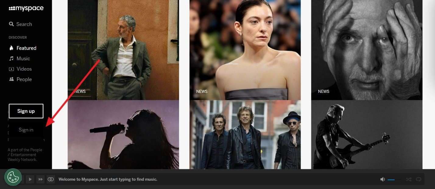 how to find old myspace pictures