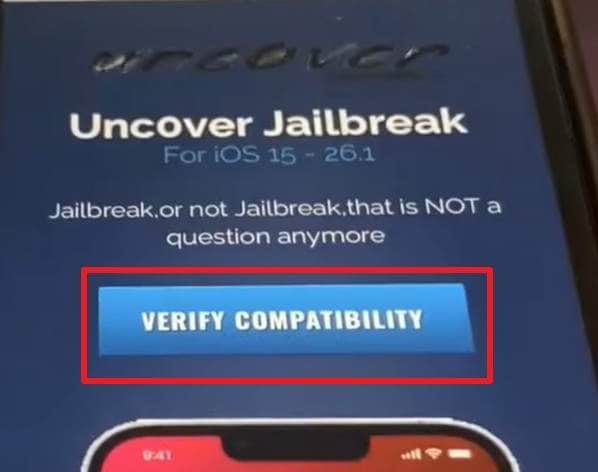 choose to verify the compatibility