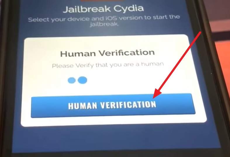 choose verify you are human