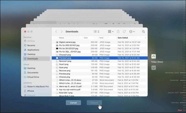 how to restore deleted photos on mac