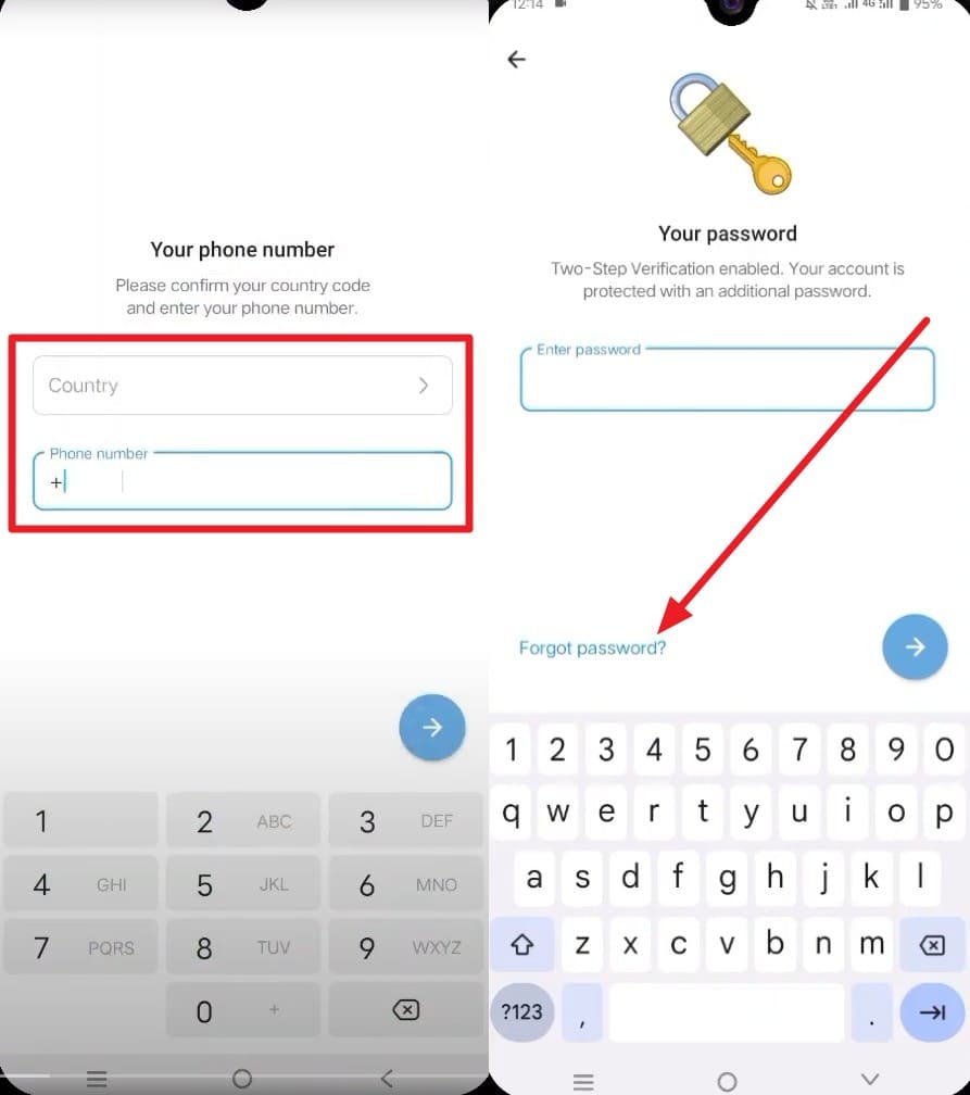 telegram account recovery