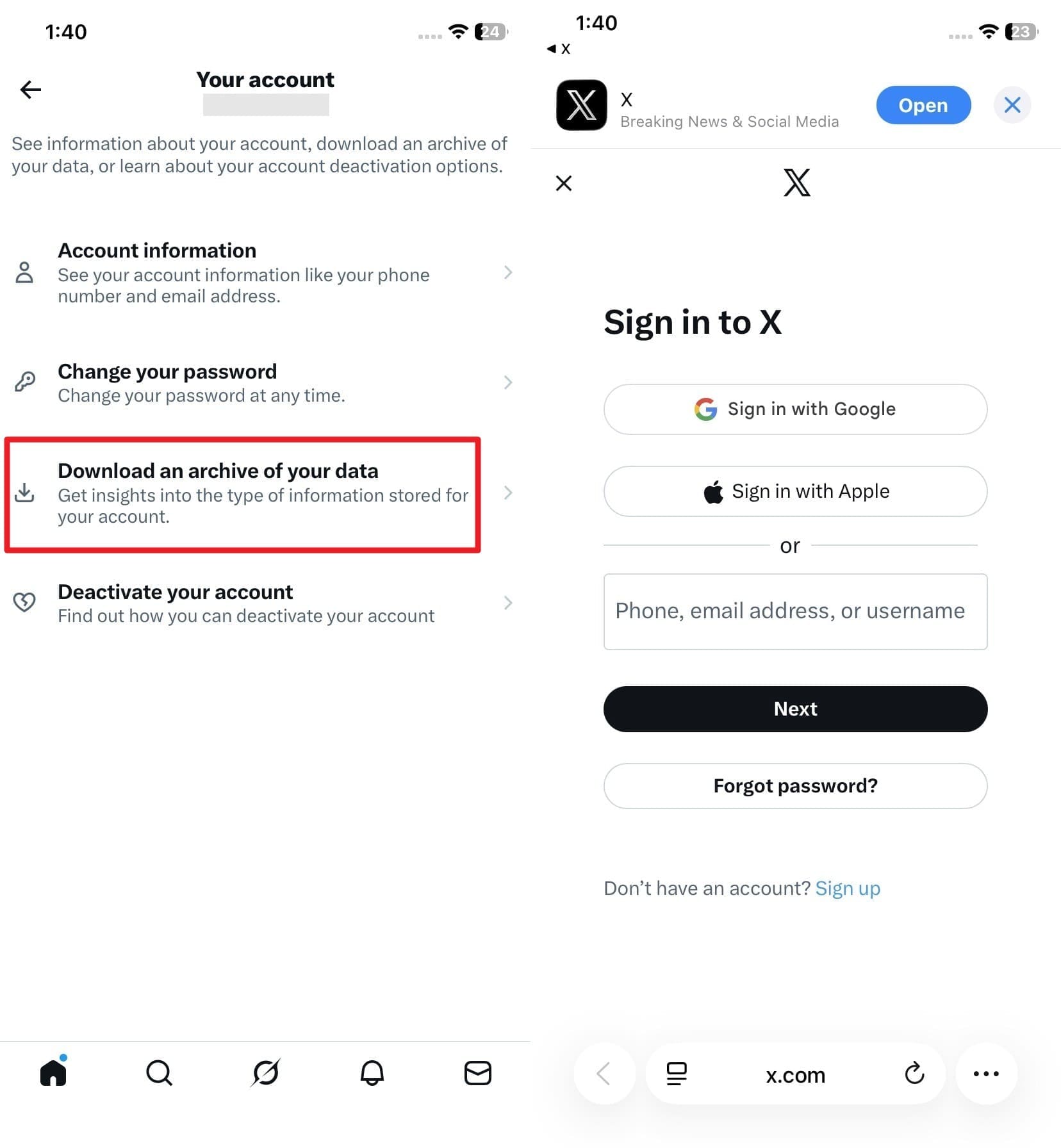 how to read deleted tweets