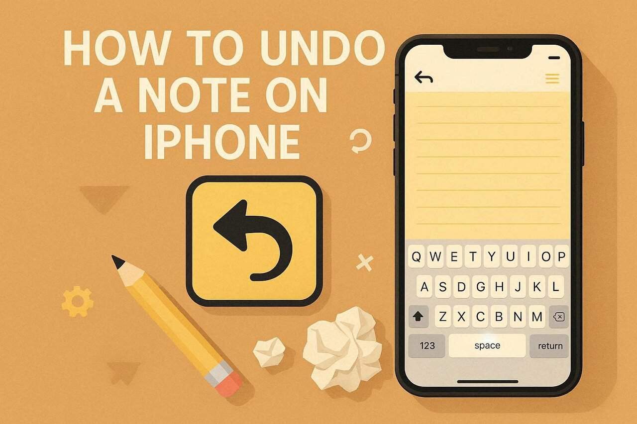 how to undo in notes in iphone