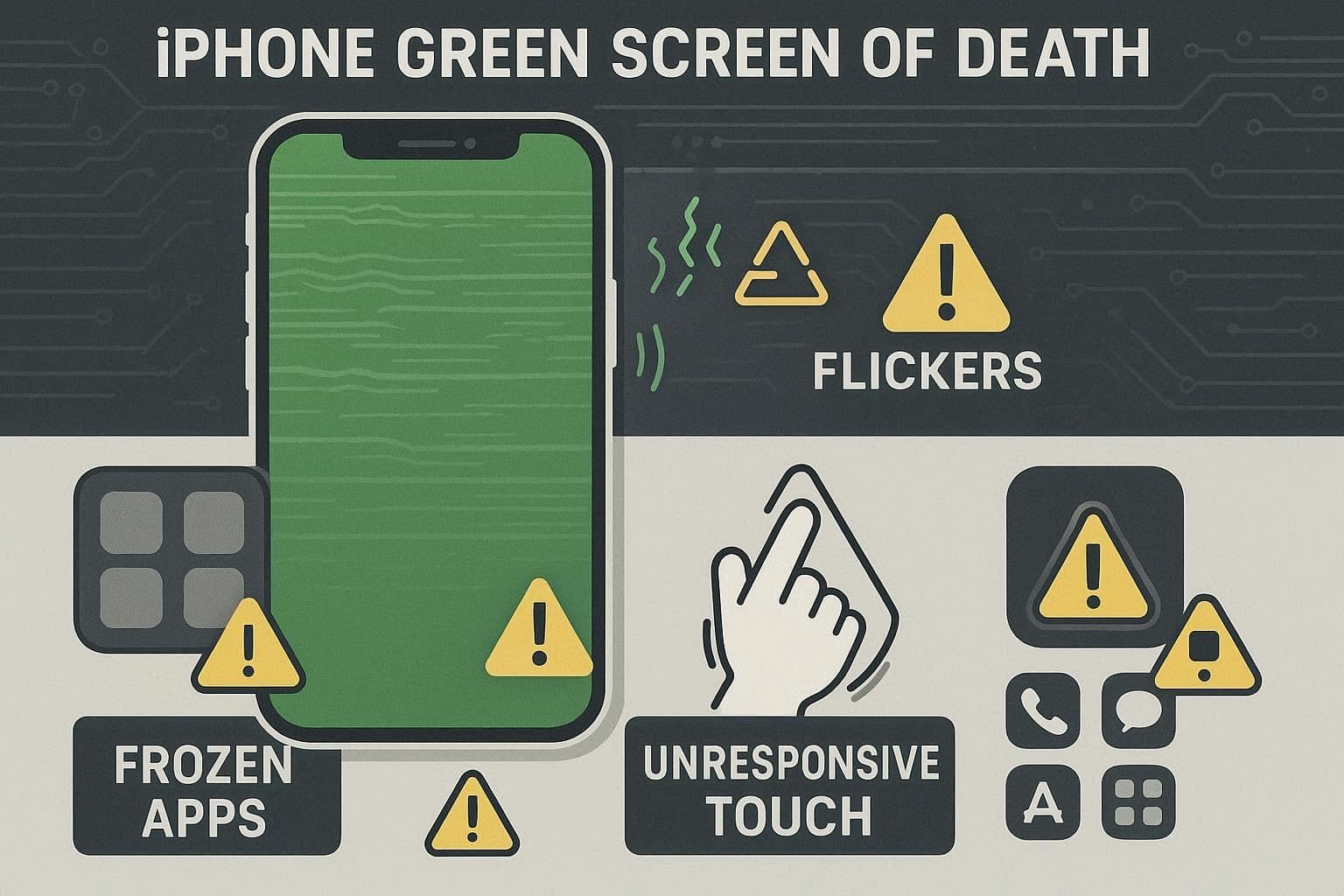 what is ios green screen tint