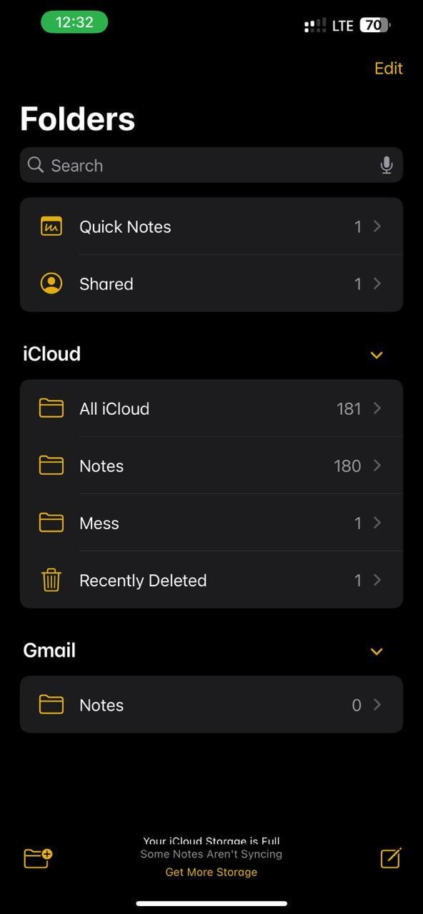 my iphone notes have disappeared