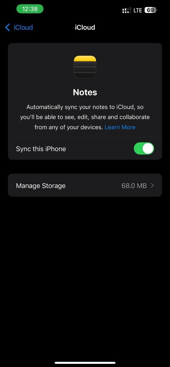 all notes on iphone disappeared
