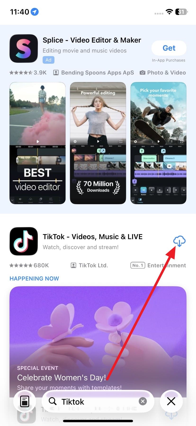 no sound on tiktok video on iphone